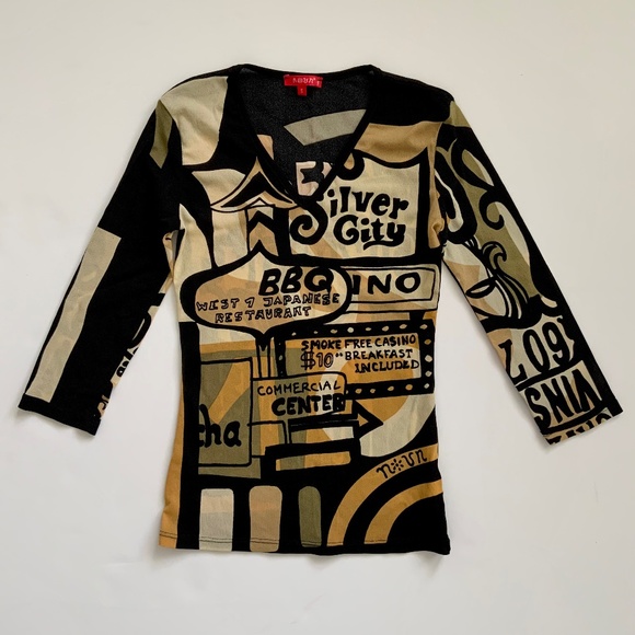 Noun Paris Perfect Spring Mesh Top - Picture 1 of 4